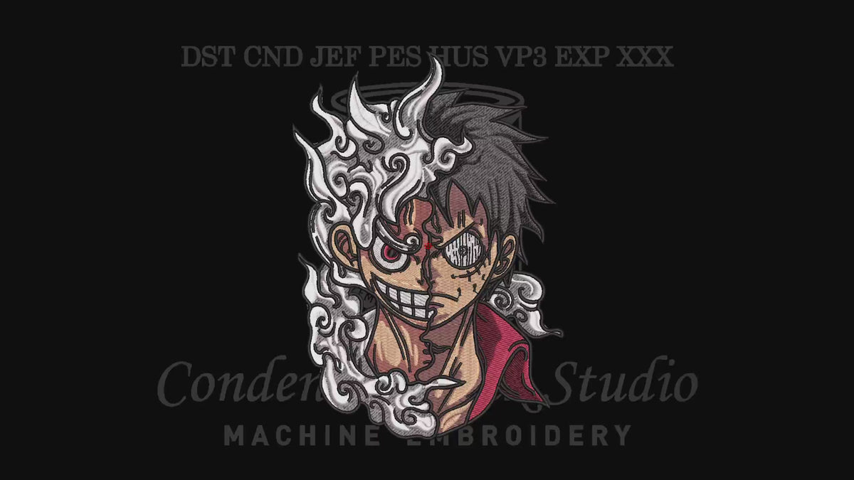 Anime Pirate Boy Dual Form Machine Embroidery Design File