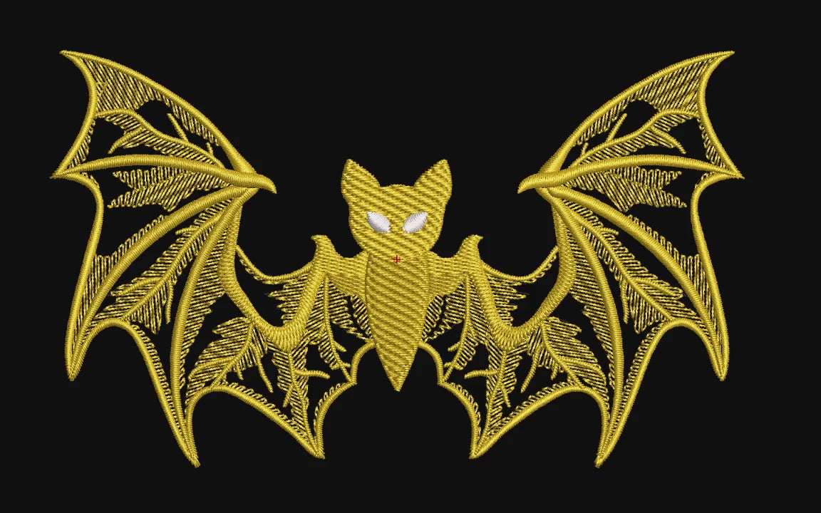 Machine Embroidery Designs. Bat