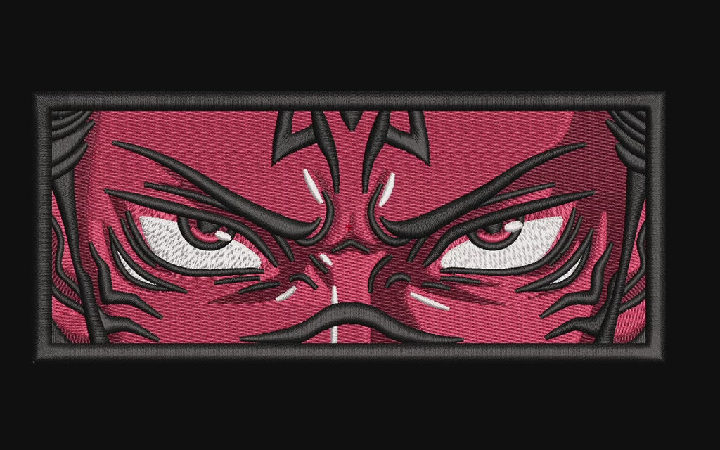 Crimson Demon Eyes Machine Embroidery Design