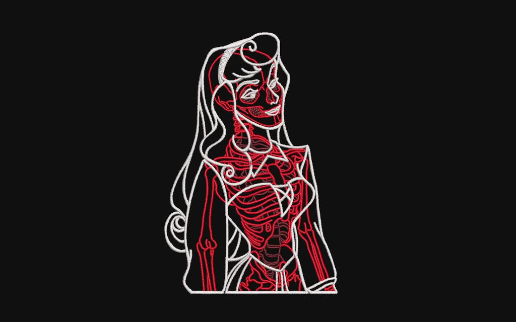 Fairytale Anatomical X-Ray Linework Patch Digital File