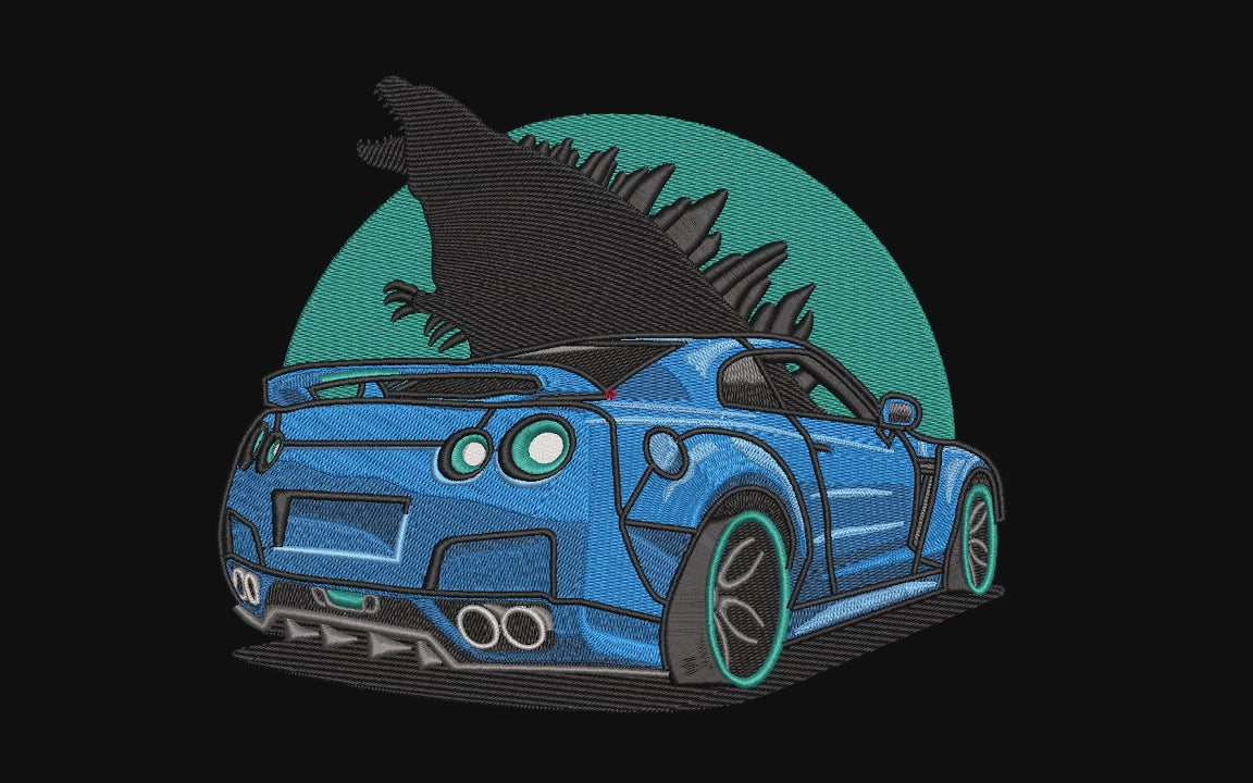 Machine Embroidery Designs, Car