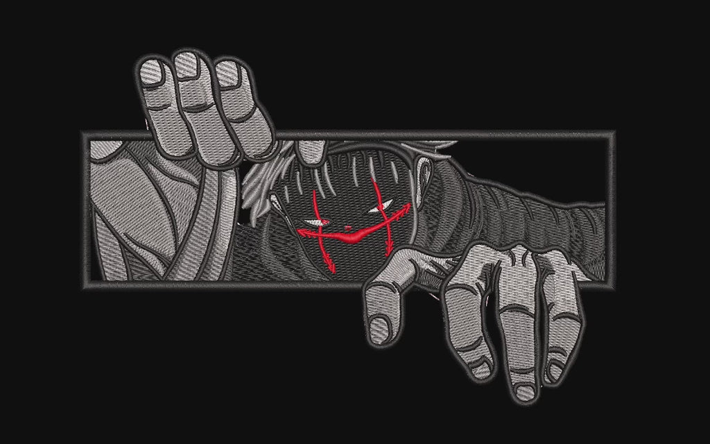 Shadow Ninja 3D Peeker Machine Embroidery Design
