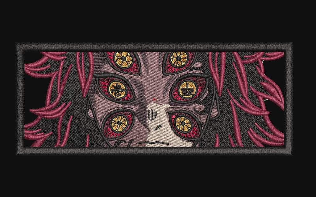 Six Eyed Demon Swordsman Machine Embroidery Design